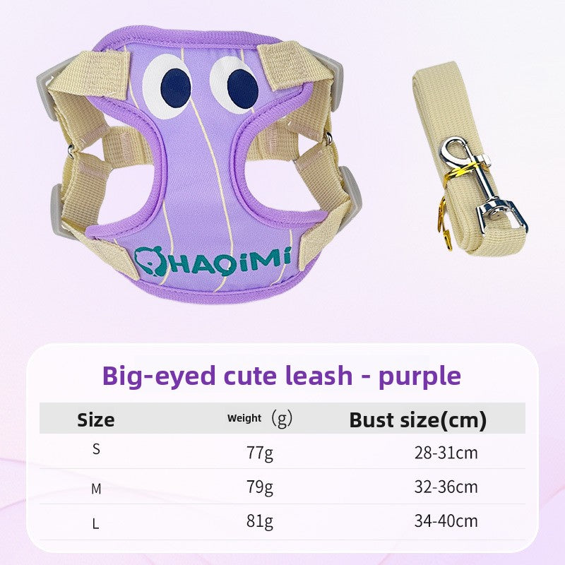 Printed harness and lead for dogs and cats, main product photo
