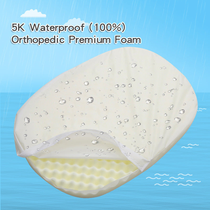 Orthopaedic pet nest bed with removable cover in Waterproof Cover, size Medium