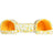 Yellow pineapple small animal fleece nest with tunnel, photo 4