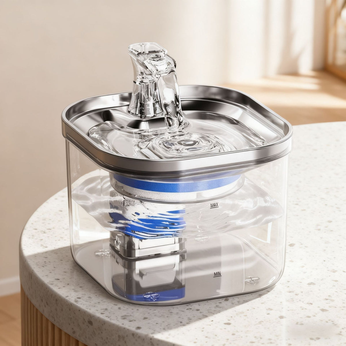 Automatic Pet Water Fountain with Filtration System