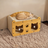 Double layer cat scratcher nest in TV design, view 1