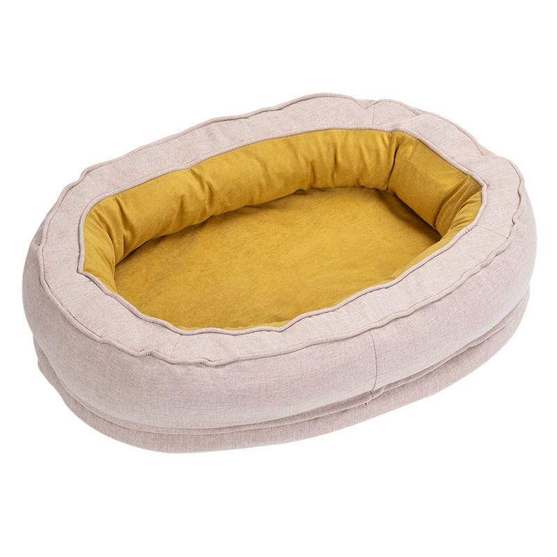 Removable washable donut dog bed, additional product photo
