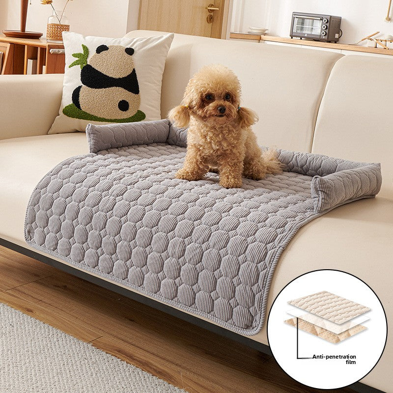Thick square pet sofa cushion bed for dogs and cats, photo 7 of 23