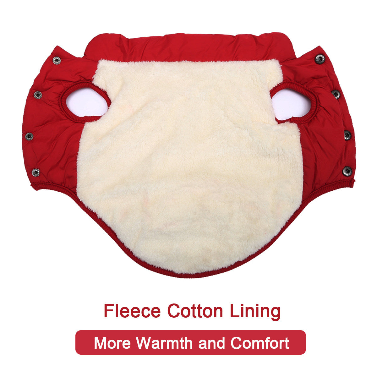 Padded cotton winter dog coat, available in 7 colours, image 3