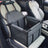 Black grey waterproof dog car booster seat with frame, photo 6