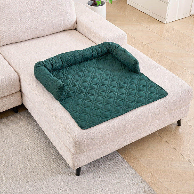 Waterproof Plush Pet Sofa Cushion with Non-Slip Bottom