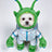 Soft polyester alien fancy dress outfit for small pets