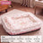 Open Dog Kennel Mat with Cute Print, Warm Spacious Bed