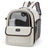 Grey Oxford cloth pet carrier backpack for small dogs, photo 9