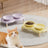 Ceramic Pet Bowl with Elevated Stand for Cats and Dogs in Four Colours