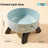 Elevated Pet Food Bowl with Stainless Steel Insert