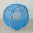 Rolling mesh cat playpen on wheels, close-up detail view