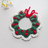 Hand knitted Christmas and floral pet scarf for dogs and cats, image 3