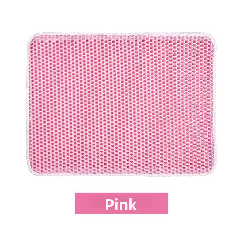 Double-layer EVA cat litter mat trapping litter, photo 46 of 77