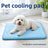 Ice silk pet cooling mat, main product photo