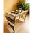 Foldable pet grooming and bathing table with safety straps for dogs