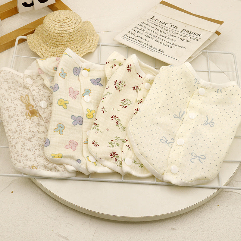Crepe summer dog vest, available in 13 styles, image 2