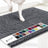 Absorbent chenille pet mat with non-slip base in grey, photo 7