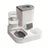 Automatic Pet Feeder and Water Dispenser for Pets with Optional Steel or Ceramic Bowl