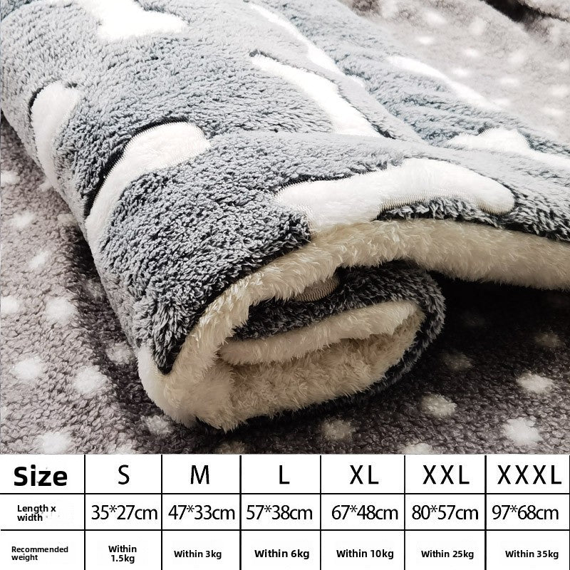 Thick soft pet blanket mat for dogs and cats, printed design, view 53 of 95