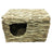 Foldable woven grass hideout house for hamsters and rabbits, view 5