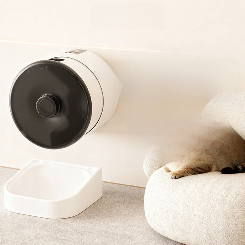 Automatic Pet Feeder Smart Timed WiFi Wall Mounted