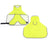 Waterproof PU dog raincoat cape with belly cover in Dinosaurs, material detail