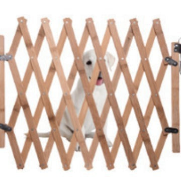 Freestanding wooden foldable pet gate for doorways and rooms, photo 5