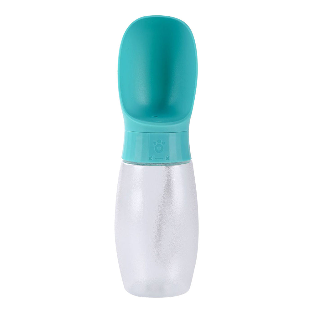 Portable Pet Water Bottle with Drinking Bowl, Leakproof Travel Dispenser for Dogs and Cats