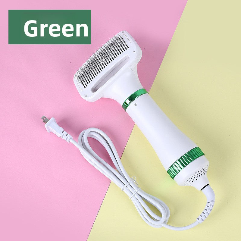 Pet Hair Dryer Comb with 3 Heat Settings for Dogs and Cats