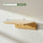 Solid wood wall-mounted cat furniture in L-Shaped Springboard, Beeswax White