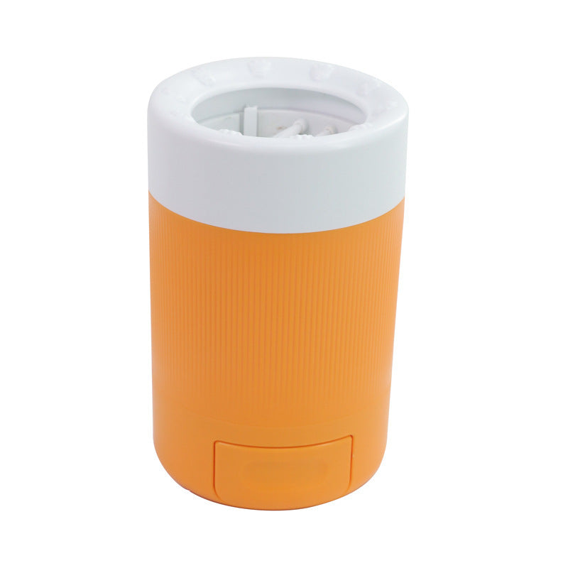 Semi-Automatic Paw Cleaner Cup for Dogs and Cats, Silicone Bristles