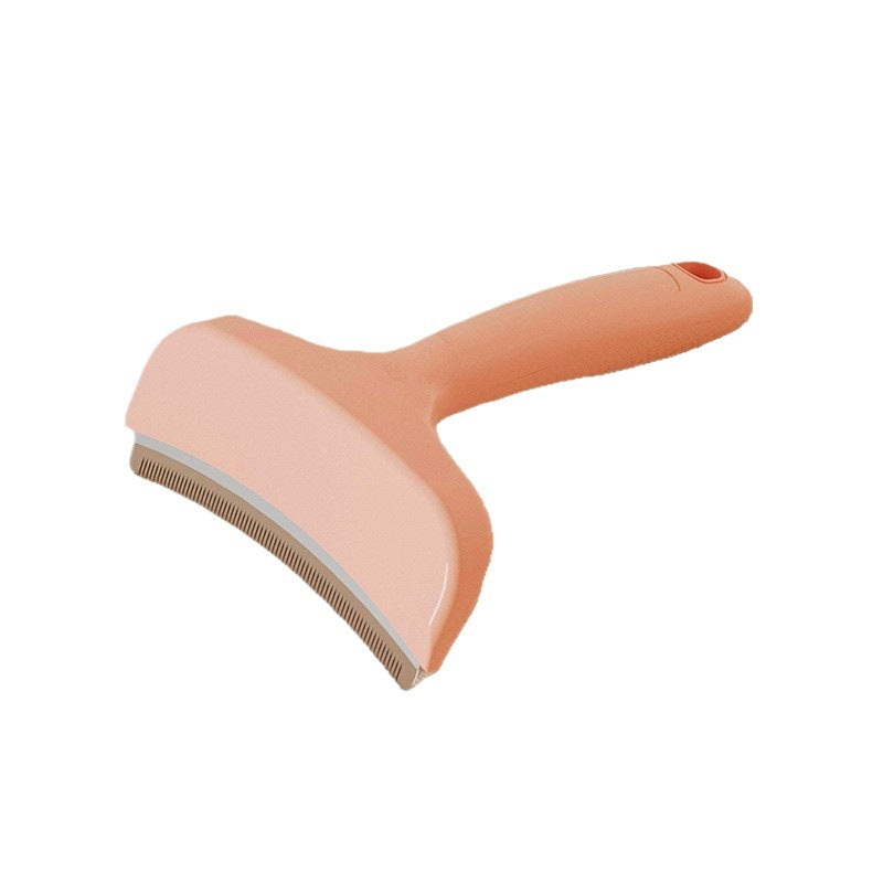 Curved Deshedding Comb for Cats and Dogs, Rounded Teeth Fur Remover