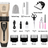 Cordless Pet Hair Clipper with Upgraded Ceramic Blade and Combs