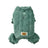 Fleece lined cable knit dog jumpsuit, available in 12 colours, image 5