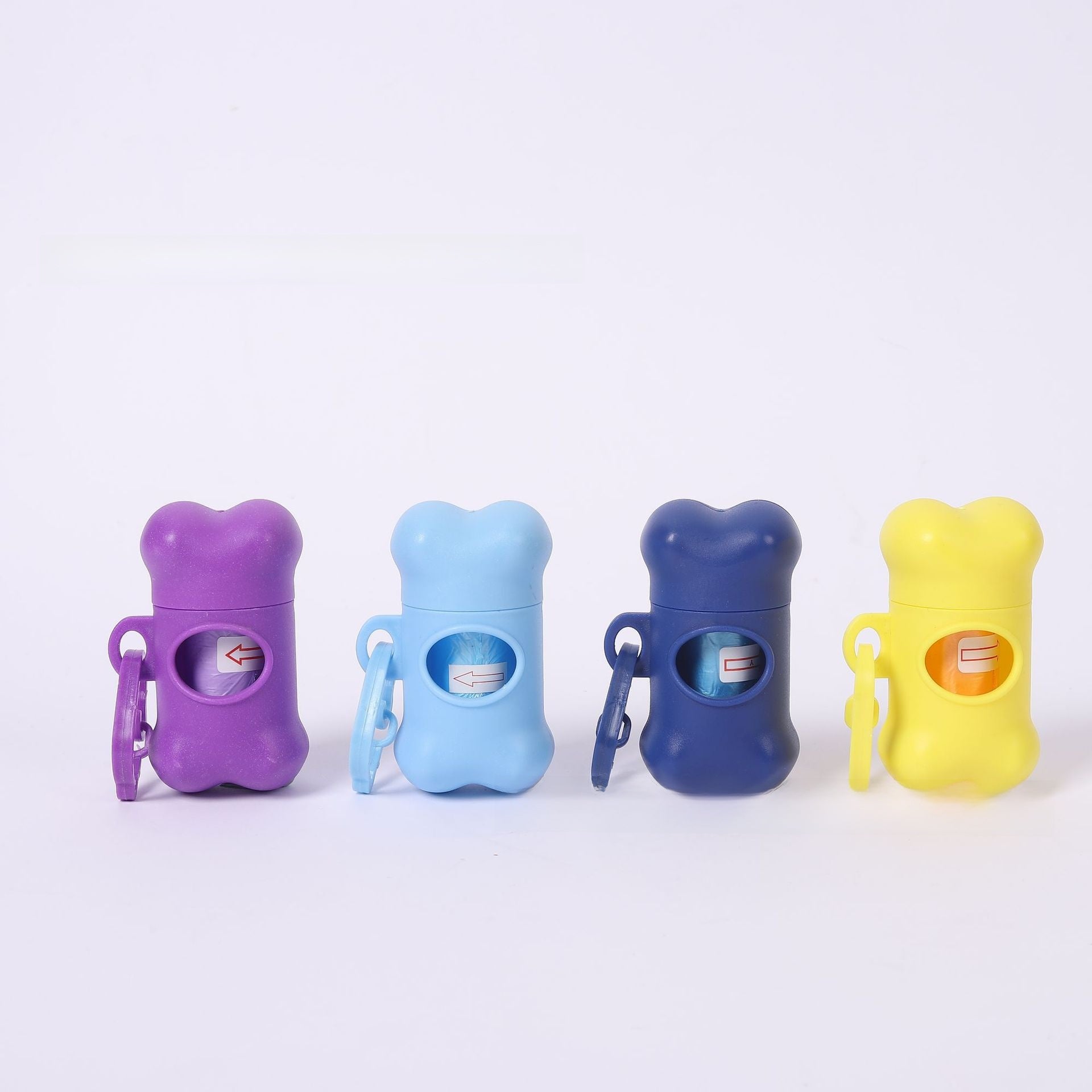 Bone Shaped Poop Bag Dispenser with Frosted Finish