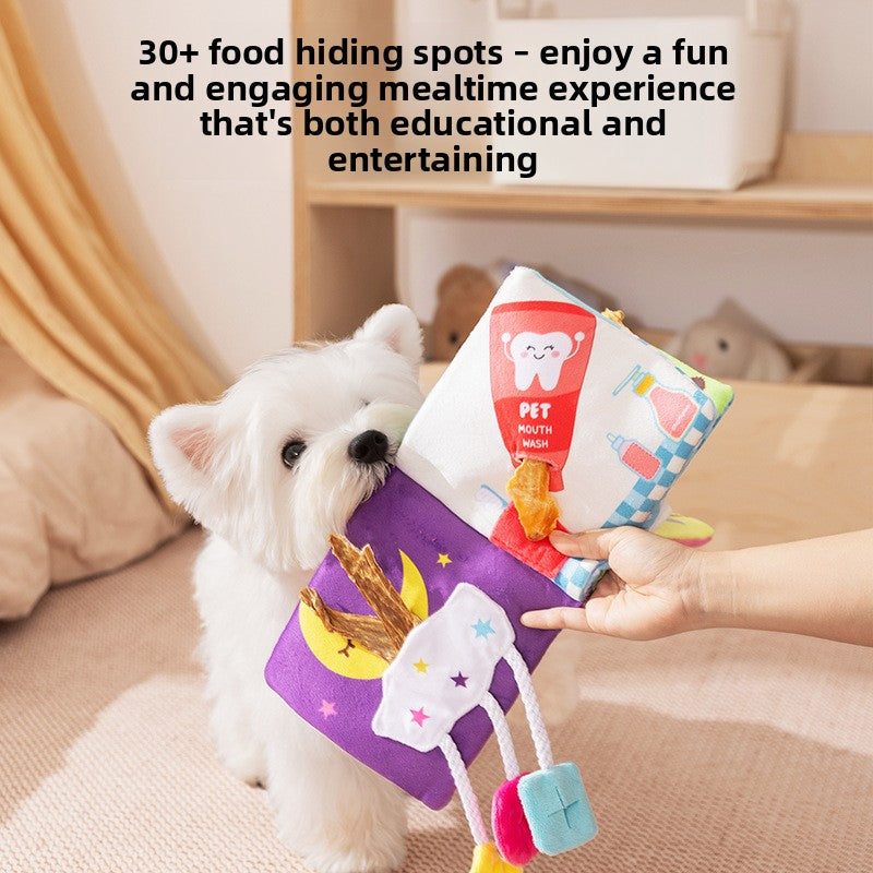 Pet sniffing treat hiding book toy in several character designs - photo 2