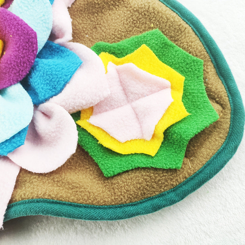 Washable Plush Sniff Mat for Dogs and Cats, Bite Resistant Puzzle