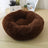 Plush donut pet bed for cats and small dogs, photo 43 of 80