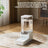 Gravity Pet Water Dispenser and Food Feeder Set for Cats and Dogs, 3.3L to 8.5L