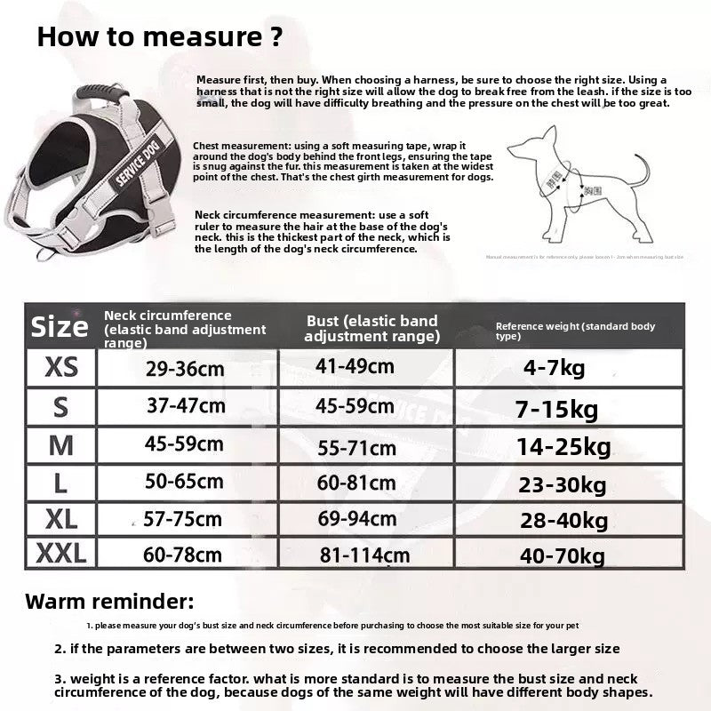 Reflective breathable dog vest harness with lead, product image 4