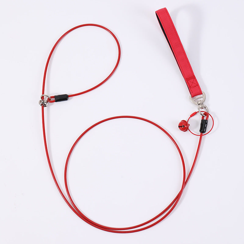 Steel wire core dog slip lead, 2 sizes available