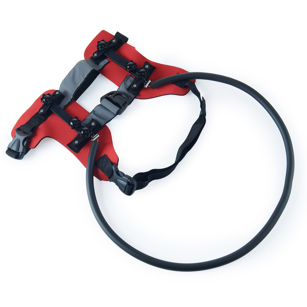 Adjustable blue pet bumper ring harness in polyester, product image 20