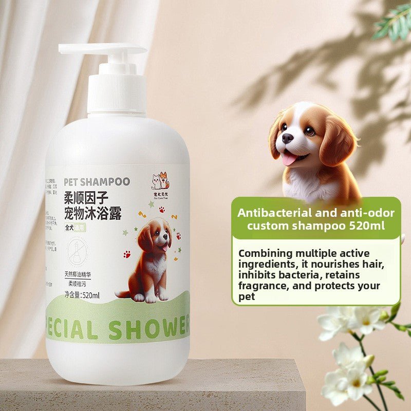 Deodorising Soothing Pet Shampoo for Dogs and Cats, 520ml