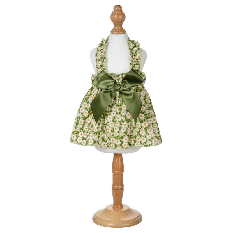 Daisy print strap dress for dogs and cats, available in 5 colours, image 10