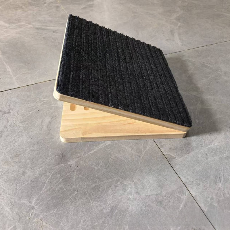 Wooden folding pet ramp ladder with non-slip surface, photo 2