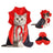 Red Halloween vampire cape for dogs and cats, in Red, image 1