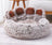 Bear Paw Shaped Pet Sofa Bed, Long Plush Nest for Cats and Dogs