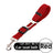 Dog car seat belt leads in blue, black, red and pink