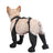 Black waterproof dog shoe covers with anti-slip soles and back strap, product image 4